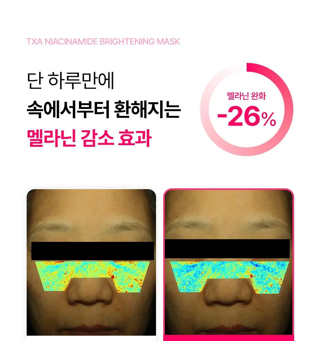 [박하선 PICK] 프롬메디 TXA 나이아신아마이드 브라이트닝 마스크 [1매/4매] 상세페이지 19